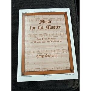 Christian Songbook Music for the Master, 9 Hymn Settings Med Voice Courtney VG